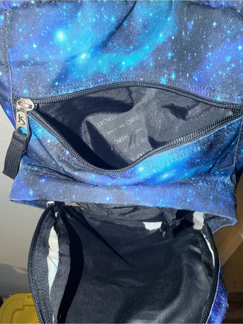 JanSport Galaxy Print Backpack Blue Space School Laptop Travel Book Bag